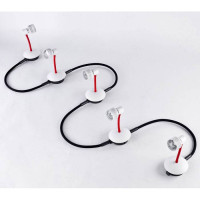 LUSSOLE BAY SHORE Трековый светильник, цвет основания - белый, плафон - металл (цвет - белый), 5x50W GU10, LSP-9818-05 LUSSOLE BAY SHORE Трековый светильник, цвет основания - белый, плафон - металл (цвет - белый), 5x50W GU10, LSP-9818-05