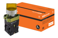 Переключатель BK 2565 2 положения желтый 1з+1р TDM Electric, SQ0703-0016