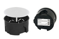 Распаячная коробка СП D103х50мм, крышка, IP20,  инд. штрихкод, TDM Electric, SQ1402-0913