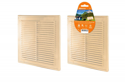 Решетка разъемная с москитной сеткой, 183х253 "ЭКО" (беж.) TDM Electric, SQ1807-0084