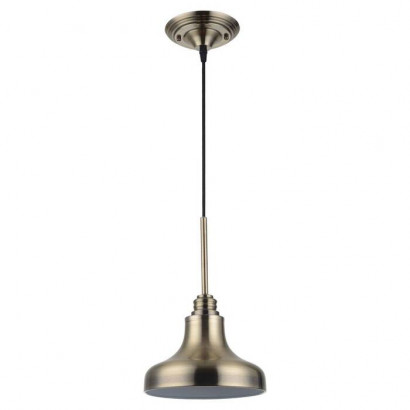 LUSSOLE SONA Подвесной светильник, цвет основания - бронзовый, плафон - металл (цвет - бронзовый), 1x60W E27, LSL-3006-01