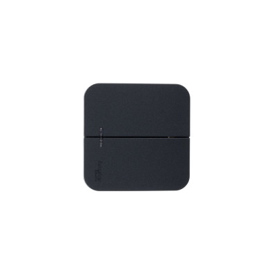 BLANCA О/У 2-клавишный ВЫКЛЮЧАТЕЛЬ (cх.5) с подсв.ИЗОЛ.ПЛ,10А,250B,АНТРАЦИТ