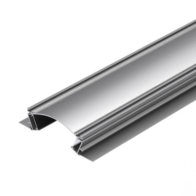 Профиль с экраном ALM-ARC-DOUBLE-2000 ANOD+FROST (Arlight, Алюминий), 029852