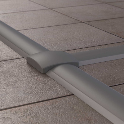 ДКС Напольный канал 75x17 мм CSP-F, серый, 01332