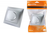 Светорегулятор RL 300 Вт серебр. металлик "Лама" TDM Electric, SQ1815-0209