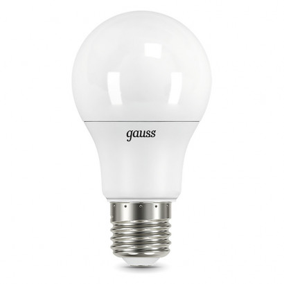 Лампа Gauss A60 10W 800lm 4100К E27 Сенсор LED 1/10/100, 102502210-M