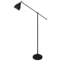 Arte Lamp BRACCIO, Торшер, цвет арматуры - черный, цвет плафона/декора - ЧЕРНЫЙ, 1х60W E27, A2054PN-1BK