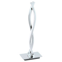 96105 Светодиод. наст. лампа LASANA 2, 2х5W(LED), H445, сталь, алюм., хром/пластик, белый