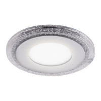 Светильник Gauss Bubbles круг 3+3W, 350lm 3000K 180-265V IP20 монтаж ?80 103*31мм 3 режима LED 1/40, BL314