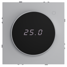 Терморегулятор электронный VOLTUM S70 с индикацией и датчиком, для теплого пола, (серый), VLS070116