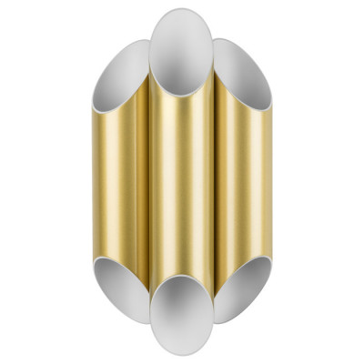 Lightstar 720662 (MB2095/6A) Бра SIENA 6х40W G9 ЗОЛОТО/БЕЛЫЙ (в комплекте)