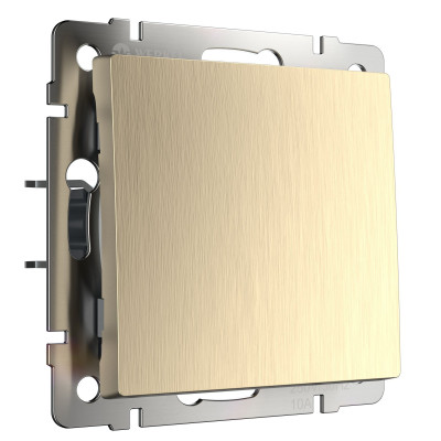 Werkel W1110010/ Выключатель одноклавишный (шампань рифленый), a051426