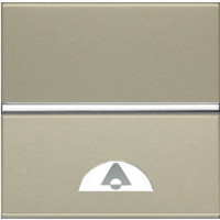 N2204.2 CV - Механизм 1-клавишной кнопки с клавишей и символом СВЕТ, 2-модульный, серия Zenit, цвет шампань - 2CLA220420N1901 N2204.2 CV - Механизм 1-клавишной кнопки с клавишей и символом СВЕТ, 2-модульный, серия Zenit, цвет шампань - 2CLA220420N1901