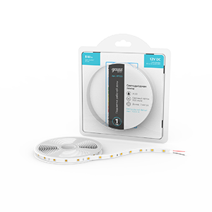 Gauss Лента Basic 12V 8W/m 900lm/m 4000K IP20 LED 3m 1/100, BT023