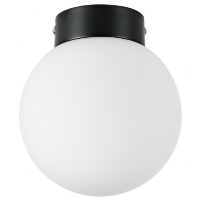 Lightstar 812017 (MX8131-1B-S ) Люстра GLOBO 1х40W E14 matt black/white (в комплекте)