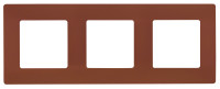 Legrand Рамка 3 поста - Legrand Etika - какао, 672573 Legrand Рамка 3 поста - Legrand Etika - какао, 672573