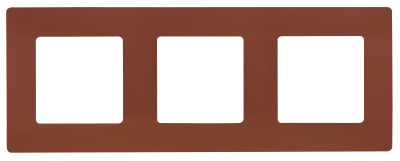 Legrand Рамка 3 поста - Legrand Etika - какао, 672573