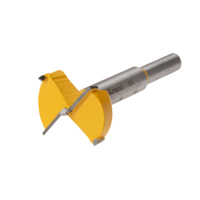 Сверло Форстнера по дереву, 35мм, цилиндрический хвостовик KRANZ, KR-91-0791