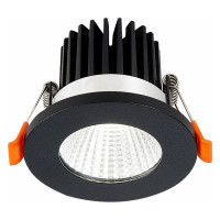 ST LUCE ST704.448.10 Св-к встр. Черный LED 1*10W 4000K 900Lm Ra>90 38° IP20 D80xH60 170-240V