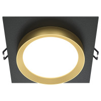 Downlight Hoop Встраиваемый светильник, цвет: Черный с Золотом 1x15W GX53
