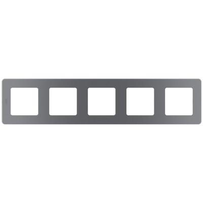 Legrand Рамка 5 постов - Legrand Inspiria - дымчатый, 673977