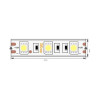 Лента светодиодная стандарт 5050 60LED/м 14.4Вт/м холод. бел. 12В IP68 со скотчем 3М (уп.5м) SWG Standard 00-00009270