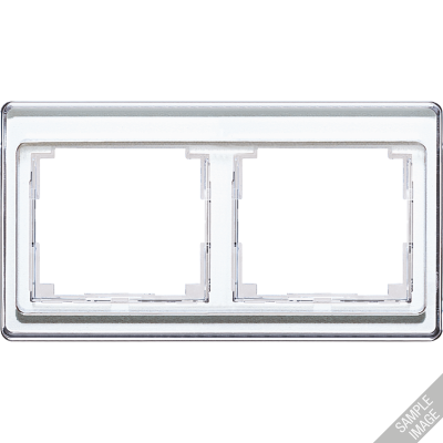 Рамка для горизонтальной установки 5-кратная; белая, SL5850WW