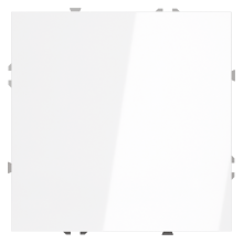 Заглушка VOLTUM S70 с суппортом, (белый глянцевый), VLS080101