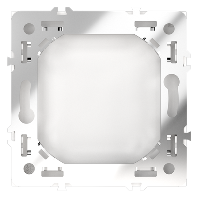 Заглушка VOLTUM S70 с суппортом, (белый глянцевый), VLS080101