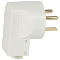 Legrand Вилка пластиковая 2К+З - 20 А - выход кабеля сбоку - белый, 055152