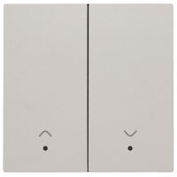 Niko Home Control Серый Накладка управления жалюзи с/п, 102-32006