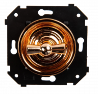 Bironi Выключатель 1кл. проходной (скрытый монтаж), Медь, B3-201-С-С