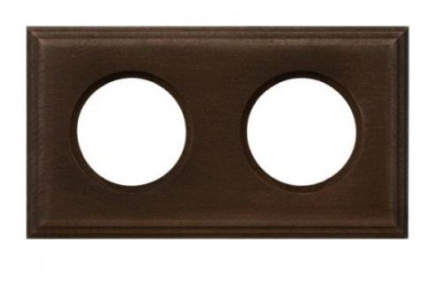 Bironi Рамка 2 постовая для скрытого монтажа (Винтаж на бревно 260мм), BF4C26-620-18