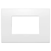 Vimar Накладка Classic на 3 модуля полярная матовая total look, 19653.B26