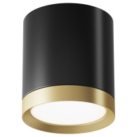 Maytoni Technical Потолочный светильник Цвет: Черный с Золотом 15W