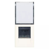 Vimar Розетка RJ45 Netsafe Cat6 UTP белая, 30339.13B