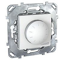 Unica Диммер 400Вт/ВА 230В~ для ламп накал., индукт. трансф., бел.