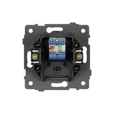 049847 - Механизм компьютерной розетки SCT-MPC1-PL-BK-V (RJ-45, CAT6) (Arlight, -)