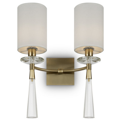 Neoclassic Bianco Настенный светильник (бра), цвет: Латунь 2x60W E14