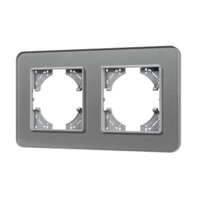 Рамка стеклянная FRM-OMALI-SFGS-2-GR (Arlight, -), 049710
