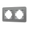 Рамка стеклянная FRM-OMALI-SFGS-2-GR (Arlight, -), 049710