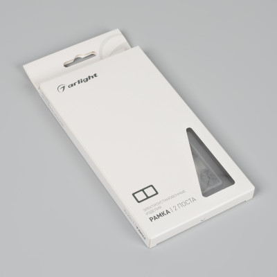 Рамка стеклянная FRM-OMALI-SFGS-2-GR (Arlight, -), 049710