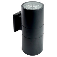 Светильник уличный светодиодный, 2*18W, 3200Lm, 4000K, черный DH0712, Feron 48359