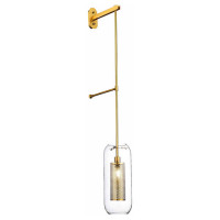 ST LUCE SL1048.311.01 Бра ST-Luce Латунь/Прозрачный E14 1*40W