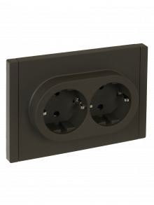 FORTE&PIANO Роз. 2-я с з/к з/ш б/к 16А FP323 сер. IEK, FP-R24-16-1-K03