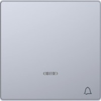 D-Life Клавиша с линзой для LED-модуля, сим. звонок, нерж. сталь