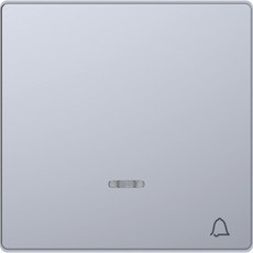 D-Life Клавиша с линзой для LED-модуля, сим. звонок, нерж. сталь