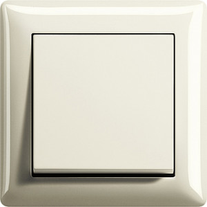 Gira Выключатель 1-клавишный, глянцевый бежевый,  серия Standard