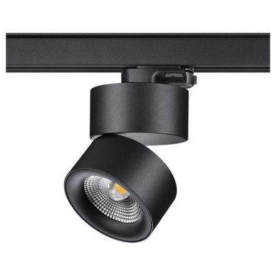 Novotech 358787 PORT NT21 101 черный Трехфазный трековый светодиодный светильник IP20 LED 25W 4000K 2200Лм 100-265V GRODA