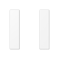 Набор накладок 1 группа для модулей F50; термопласт; белый матовый, A501TSAWWM